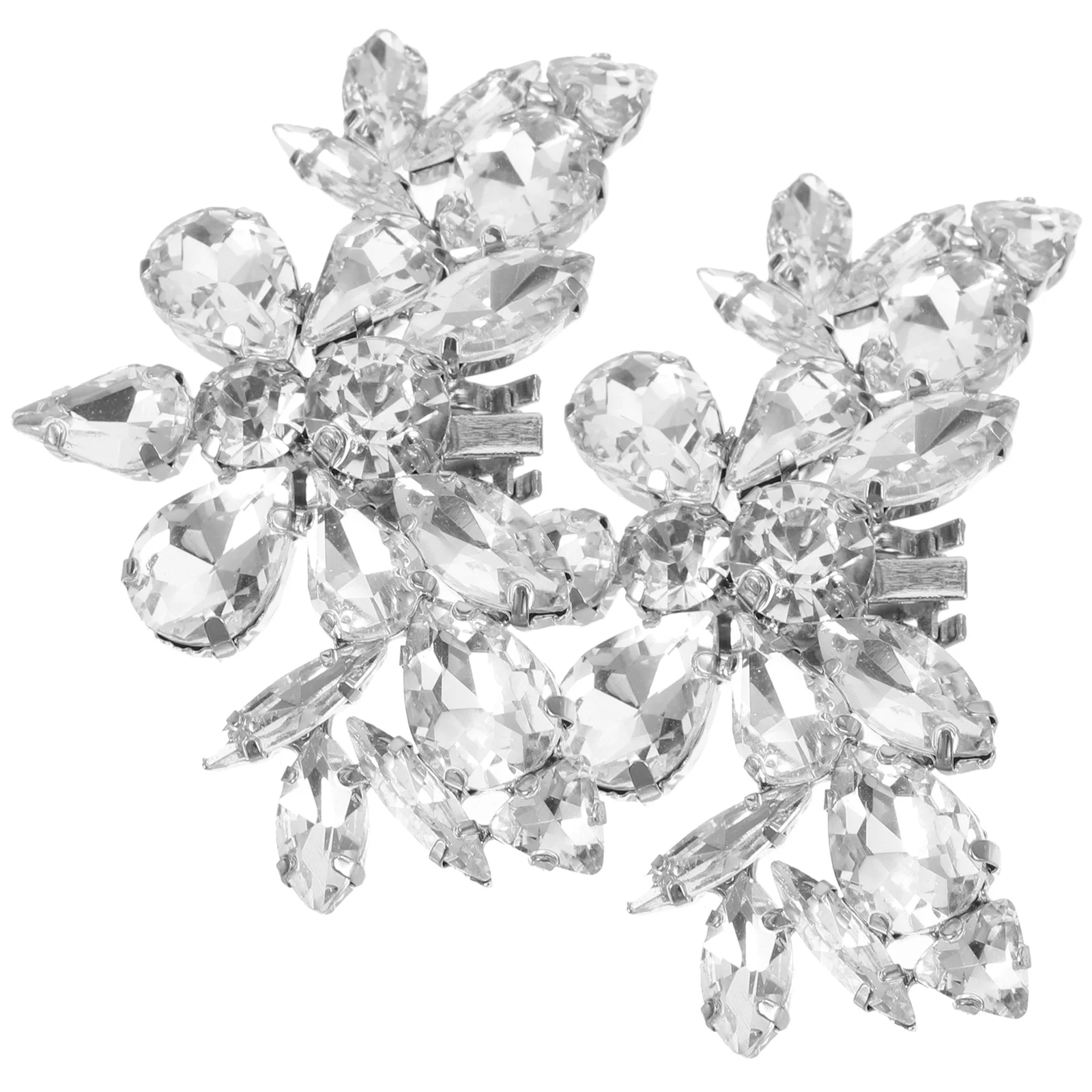 

1 Pair Rhinestone Shoe Clips Elegant Bling Decorative Buckles For Women Wedding Bridal Prom Pumps Heel Flats Boot Shoe