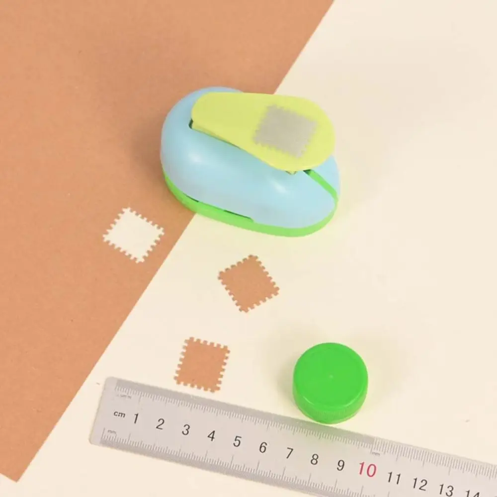Stamp Shape Stamp Border Punch Hole Puncher Cutting Craft Embossing Machine Punches Maker Labor Saving Toothed Puncher Embosser