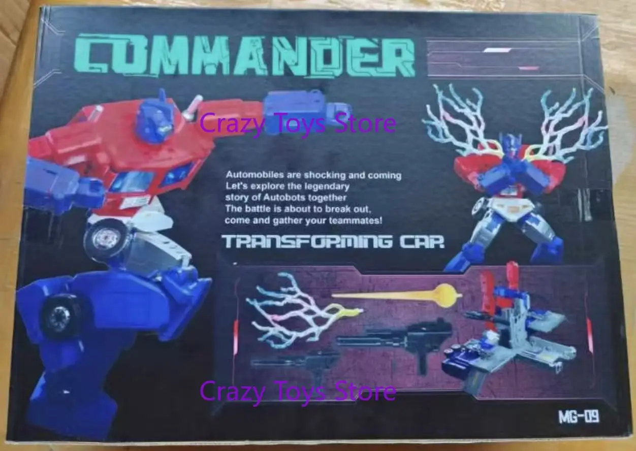 Op voorraad Transformatiespeelgoed MG-09 MG09 Kaminrai actiefiguurrobot met aanhangwagen Speelgoedcollectiecadeau