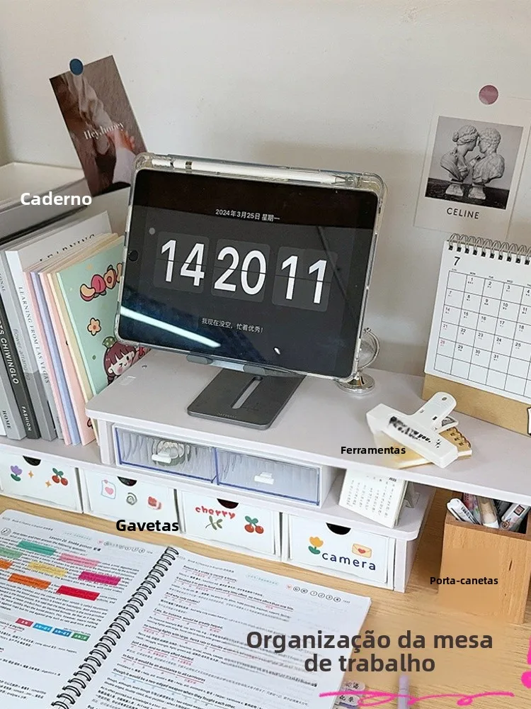 desktop-organizer-rack-multi-layer-drawer-style-stationery-book-storage-desk-heightening-stand-home-office-bookcase