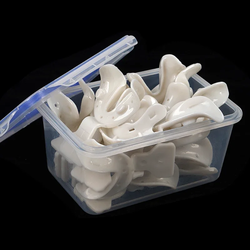 

1/2 комплекта, лотки для оттисков зубов, держатель для зубов, автоклавируемые, 200 градусов, съедобные челюсти, инструменты для оттисков зубов, стоматолога, 17 шт./компл.