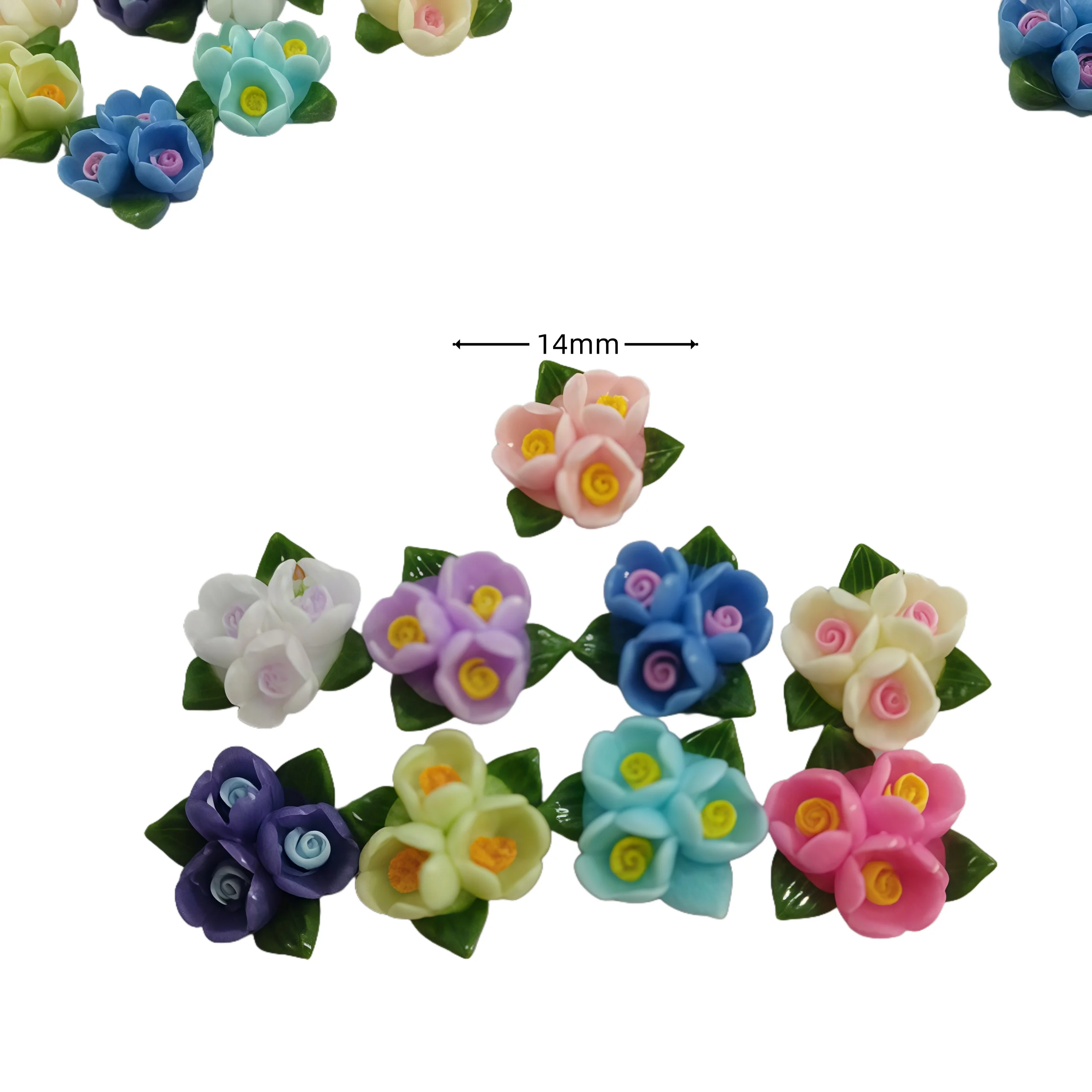 20/50pcs Mixed Resin Mini Colo - огляд і ціна Resin Art For Rose