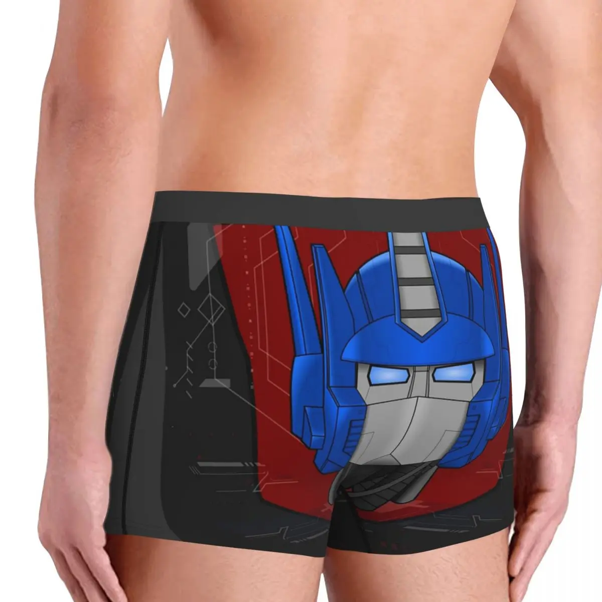 Cuecas boxer optimus prime busto calcinha masculina respirável roupa interior para homme homem namorado presente