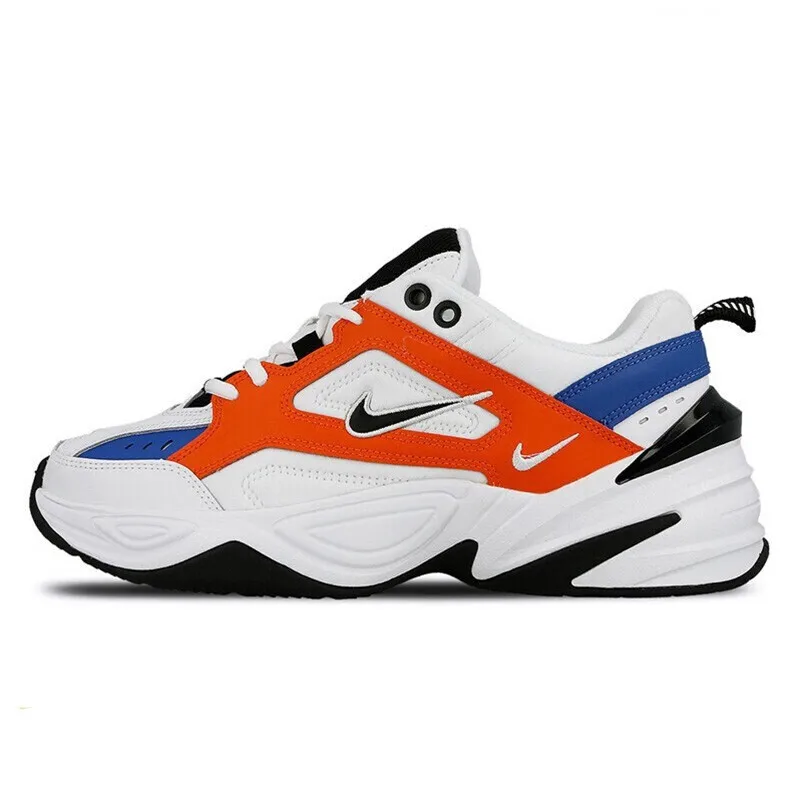 

Мужская и женская удобная повседневная обувь Nike M2K Tekno AO3108-101, амортизирующая износостойкая обувь в стиле ретро с низким берцем на шнуровке