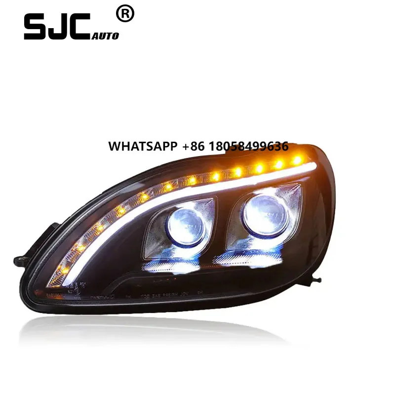 

SJC Auto Car Headlight for Mercedes S-Class 2002-2005 W220 S280 S320 S500 S600 LED Headlights Front Lamp