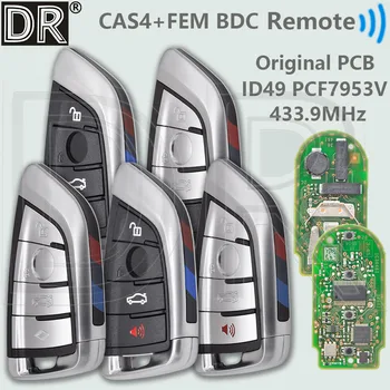 DR ID49 PCF7953V Chip PCB originale 433.9MHz Supporto di prossimità CAS4 CAS4 + FEM BDC Chiave remota per auto per BMW 3 5 7 X3 X5 X6 M2 M3 M4