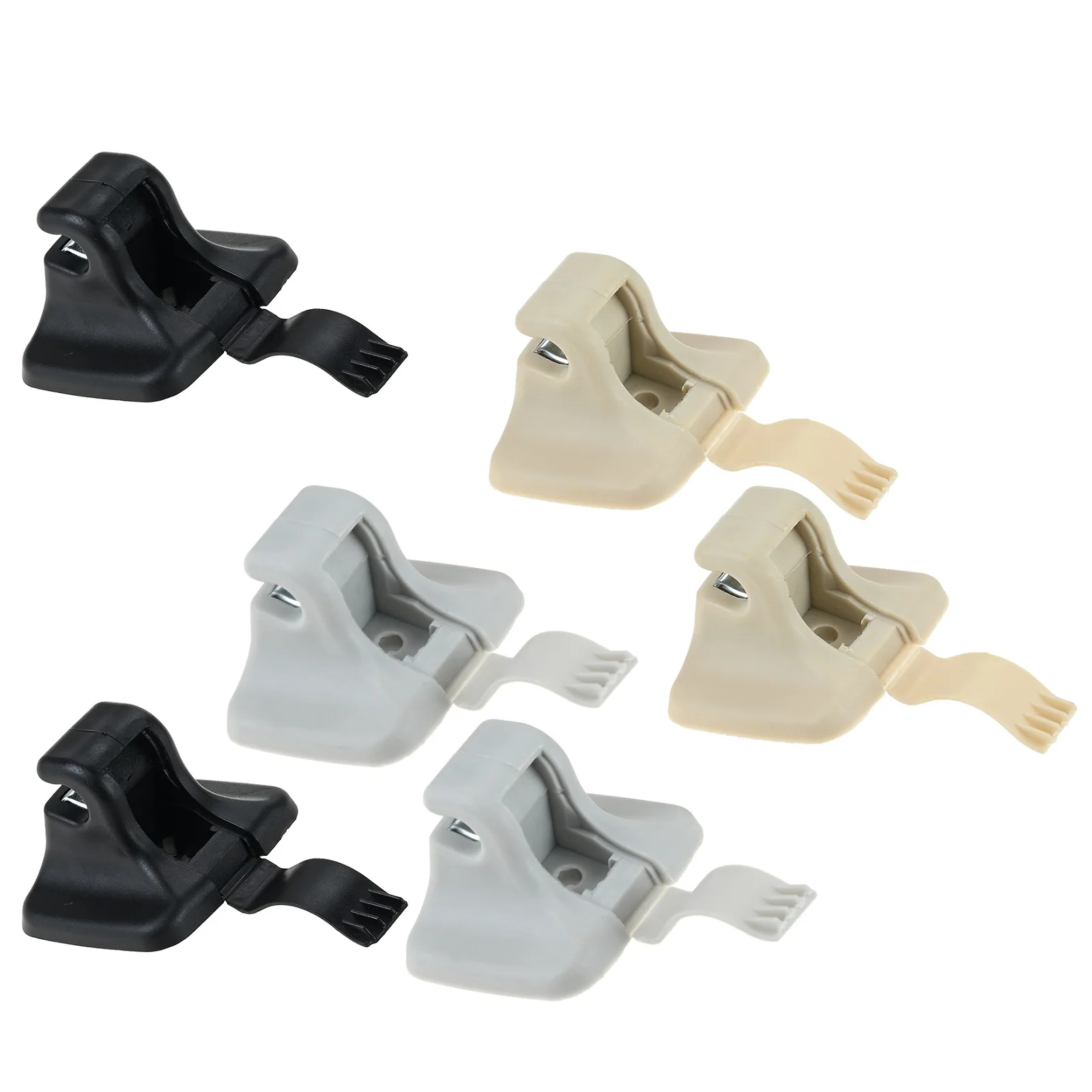 2 Stück Auto-Sonnenblenden-Clips Befestigungshalterungen für Schminkspiegel Halterung Haken für Tiguan Passat B6 B7 Jetta Golf 6 MK6 CC