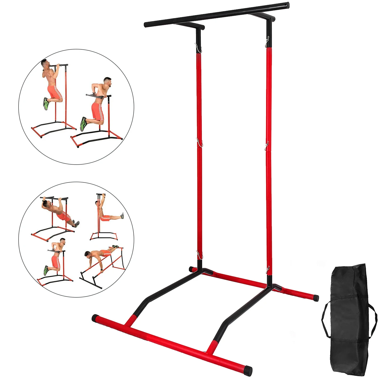 

Pull Up Bar Dip Power Tower Body Champ Chin Up Stand Home Gym Fitness Workout Power Tower With Dip Station