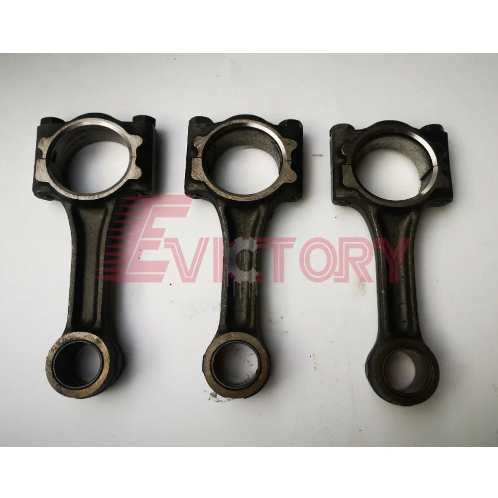 for KUBOTA D1105 Rebuild kit Connecting Rod 3pcs crankshaft + Bearing Complete Head Gasket Piston Ring