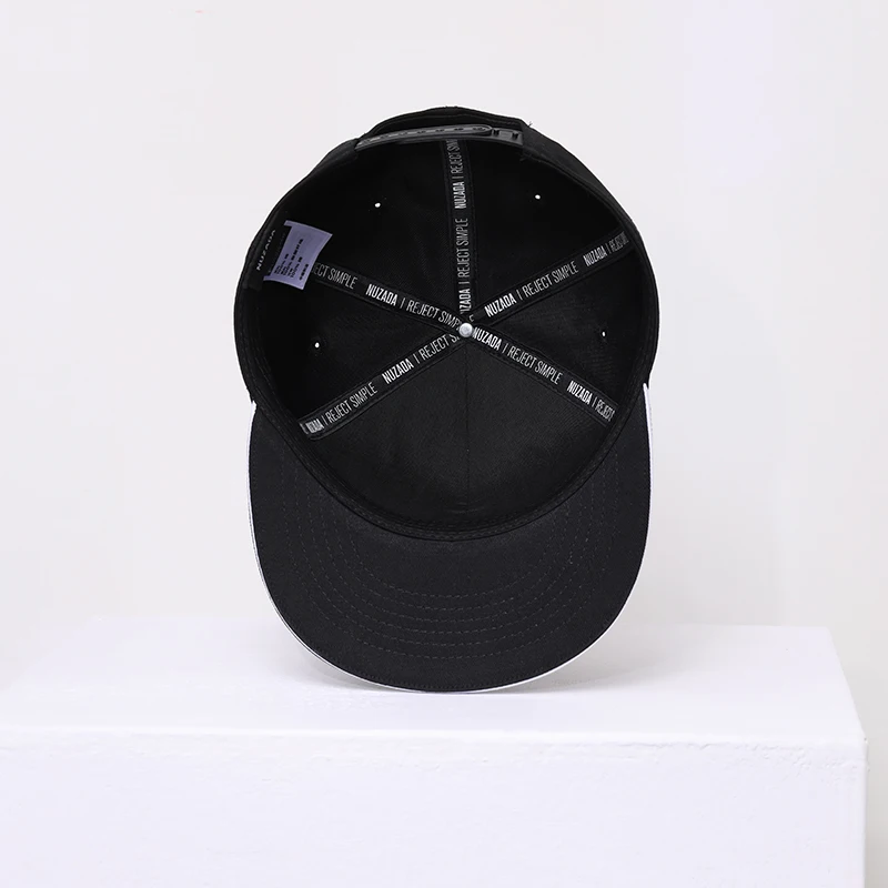 NUZADA New Embroidery LOGO Snapback Cap Neutral Cotton Hats For Women Quality Classic Men Hip Hop Spring Autumn Couple Caps