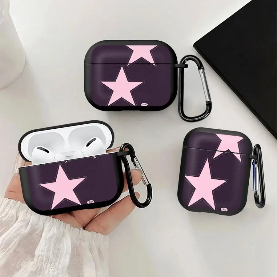Kopfhörerhüllen Schutzhülle für Airpods Pro Pro2 1 3 2 4 Pro3 Star Cute