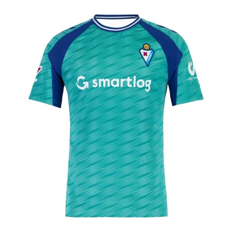 Neue 2026 SD Eibar 2026-27 Saison Heim- & Auswärtstrikots – Atmungsaktive, feuchtigkeitsableitende Herren-Fan-T-Shirts (Familien-Matching) – Detail 6