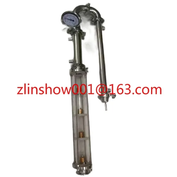 2in Crystal Distilling Tower Full Set for Vodka/gin/brandy/moonshine Distillers view 2