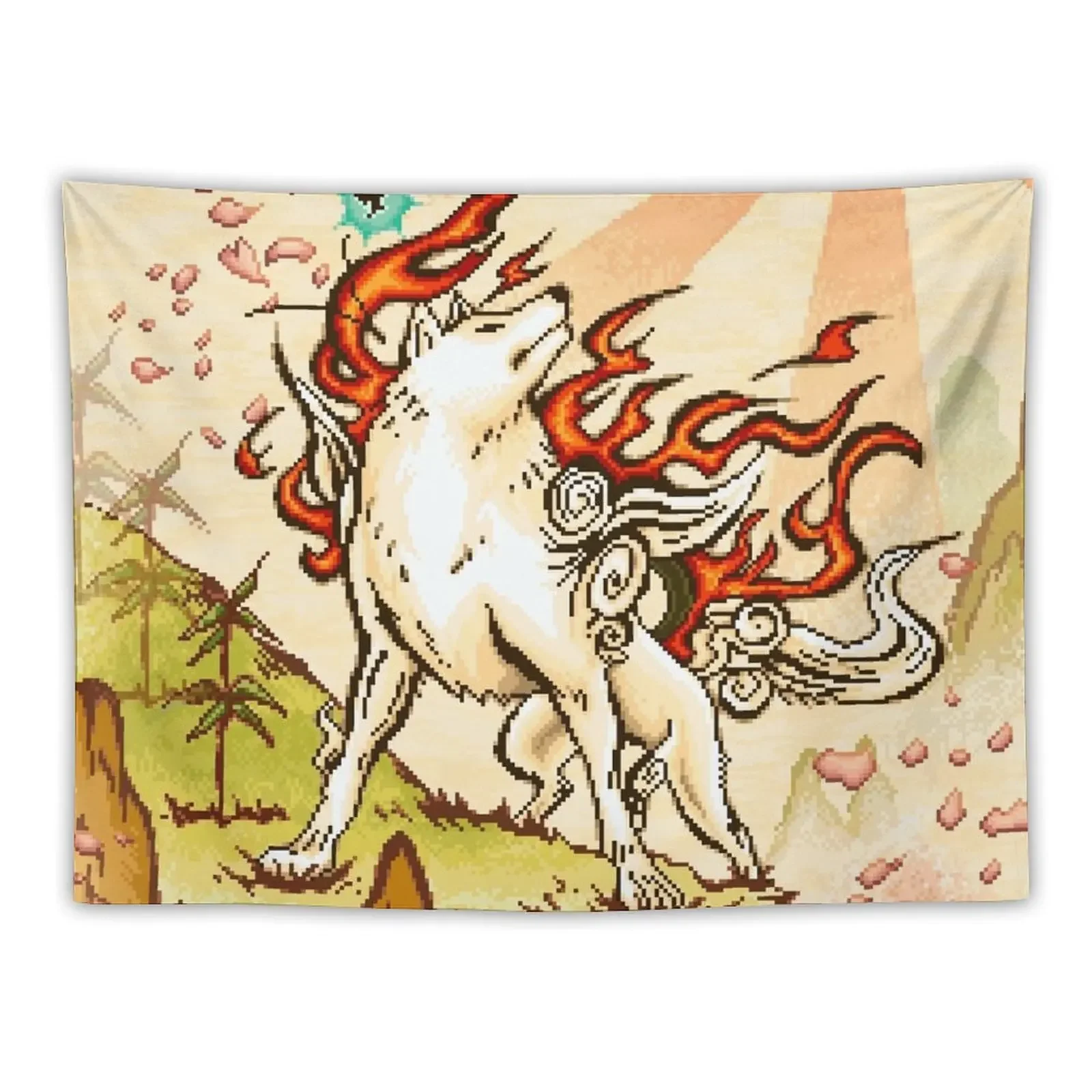 

Okami Tapestry Wall Decoration Items Room Decorations Decor Home Room Decorating Aesthetic Tapestry