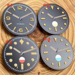 29mm Black Luminous Dial Fit 50-Fathoms Style NH35 NH36 2824  SKX007 movement