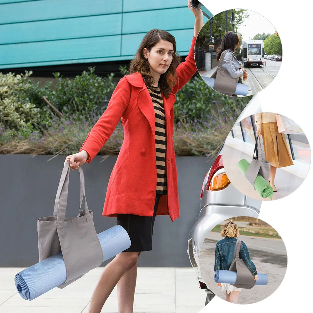 

Yoga Mat Storage Bag Portable Durable Thickened Carrier Design Multi-Function Tote for Yoga Mat Holder Sports Fitness Storage