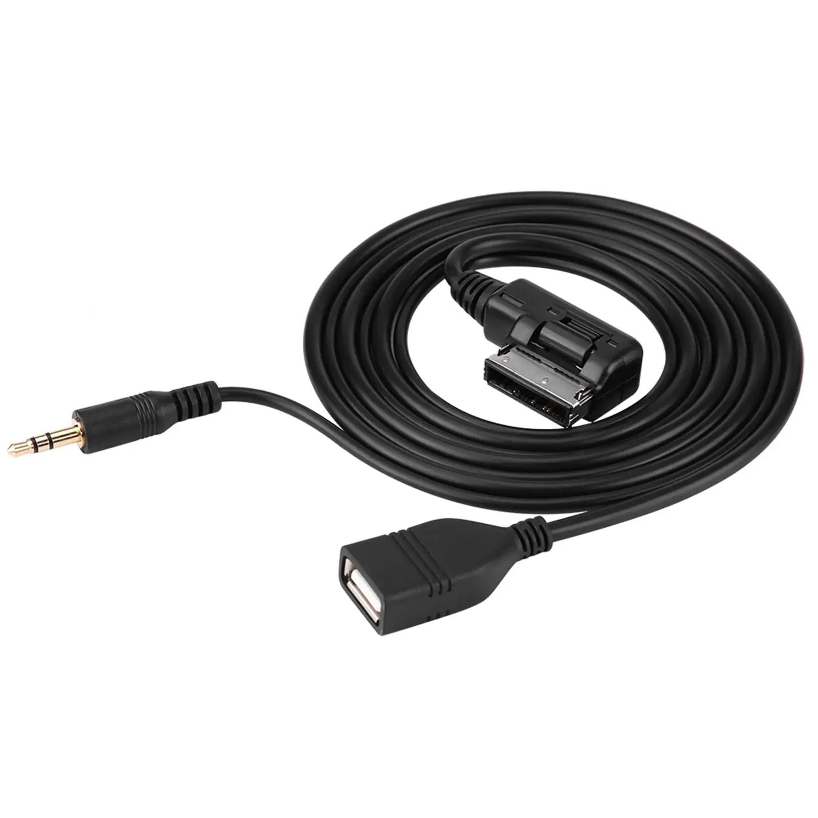 

Universal Car AUX USB Adapter Cable for C63 E200L CLS E S ML Class - Car USB Port Accessories