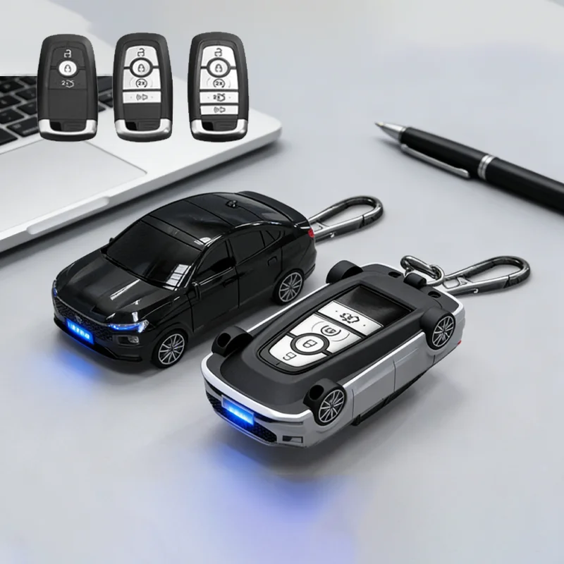 Für Ford Fusion Mustang Expedition F-450 F-350F150 Edge Explorer Mondeo Mk5 Fokus Fernbedienung Auto Schlüssel Fall Abdeckung Schlüsselbund Zubehör