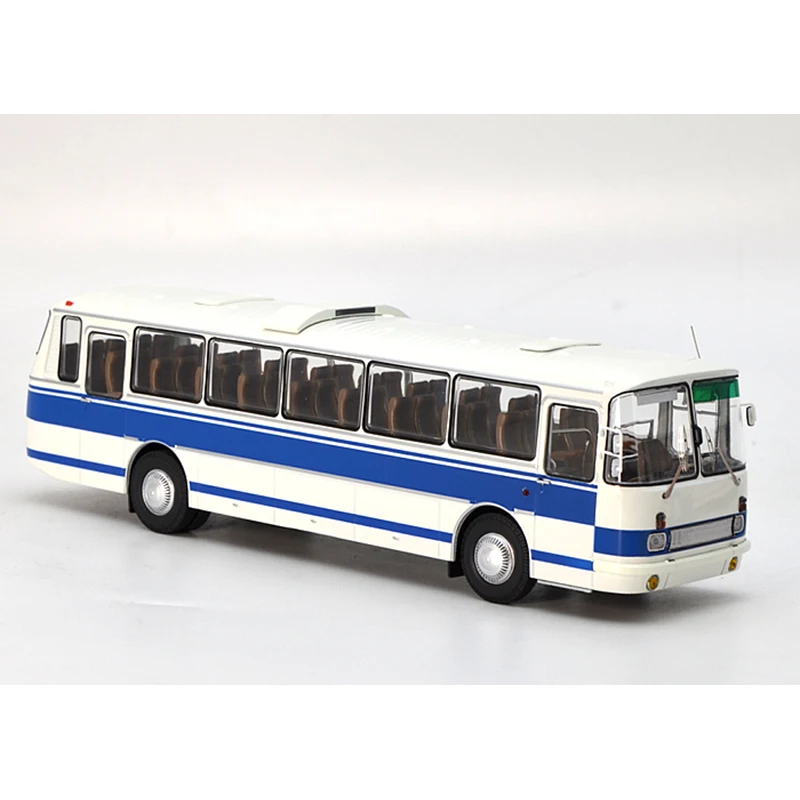 DEMPRICE 1:43 Scale Diecast Alloy 699 Russian City Bus Toys Cars Model Nostalgia Classics Adult Souvenir Gifts Static Display
