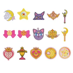 anime sailor moon embroidered patch self adhesive embroidery patches stickers for Clothing Backpacks DIY Accessories