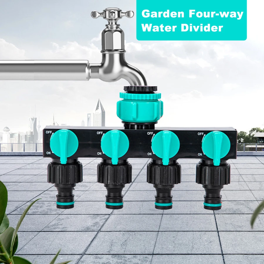 Bewässerungsschlauch-Anschluss Wasserleitungsverteiler Garten-Gadgets Bewässerungssystem-Verbinder Landwirtschaft Gartenbau Zubehör