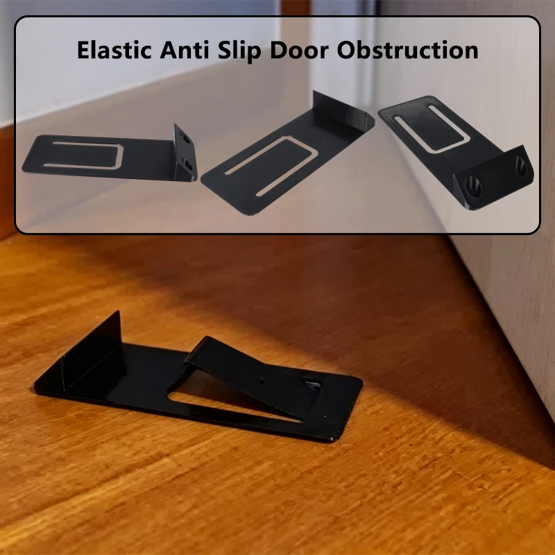 

Spring-Loaded Door Stop, No-Drill Non-Slip Door Wedge Anti-Slam Door Stopper for Home & Office Safety Door Holder for Kid Pet