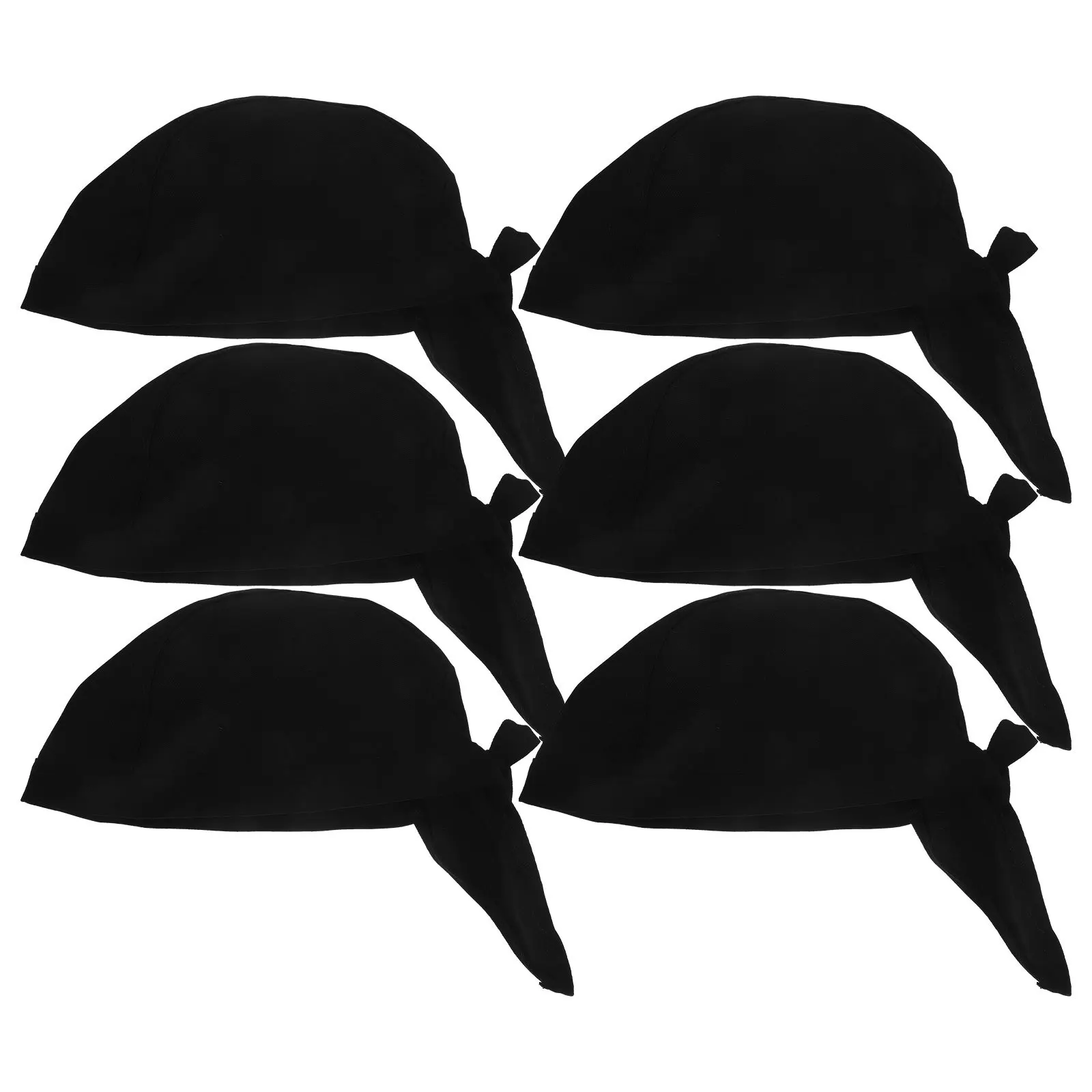 6 pezzi cappello da cuoco fascia durevole cucina cappelli da cucina per ristorante café panetteria barbecue panno di cotone unisex berretti uniforme