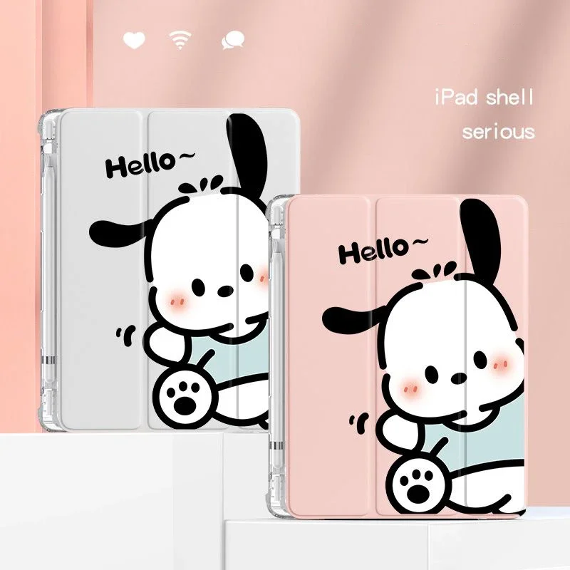 Pochacco capa para redmi pad 10.6in se 11in sanrio capa de desenho animado xiaomi pad 5 6 pro 12.4 polegadas mi padmax 14in tri-fold tablet case