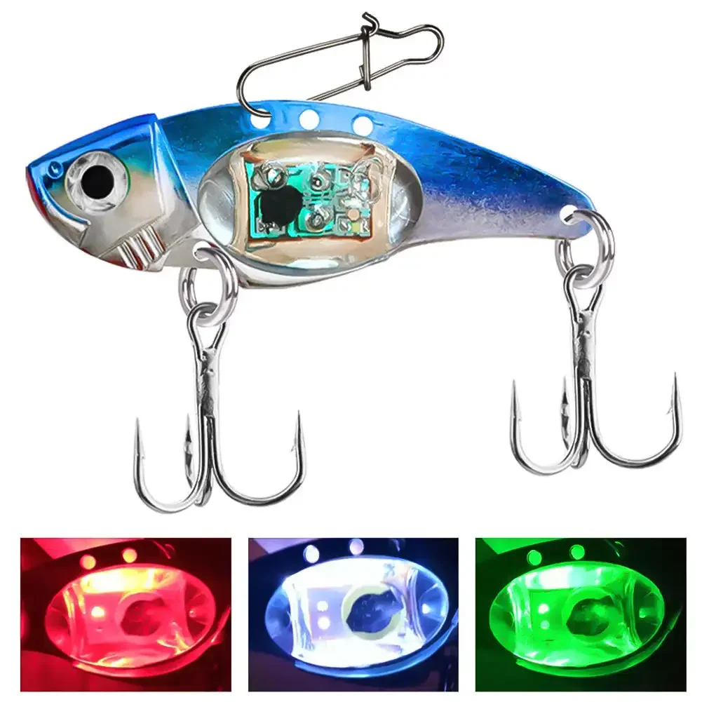 Drop Underwater Eye Shape Attracting Fish for Night Fishing Use 100 hours light Fishing Lure Multicolor LED Flash Light Bait