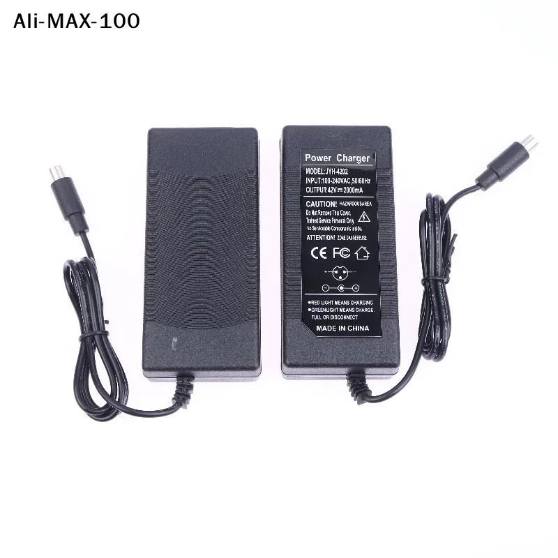 

【AyS】42V 2A Electric Scooter Battery Adapter Replacement Lithium Battery Scooter Charger Power M365 Scooter Charger Accessories