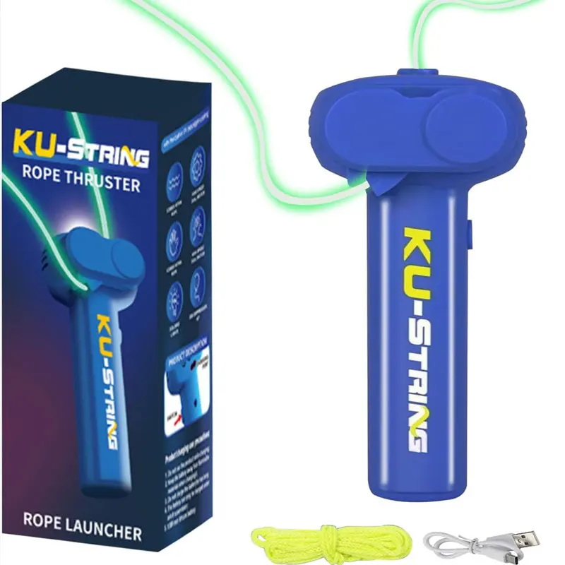 

Launcher Loop Fidget Toy Reducer Speed Adjustable Glow in The Dark Loop Rope String,Birthday Ideal Gift Novelty Fun Toys