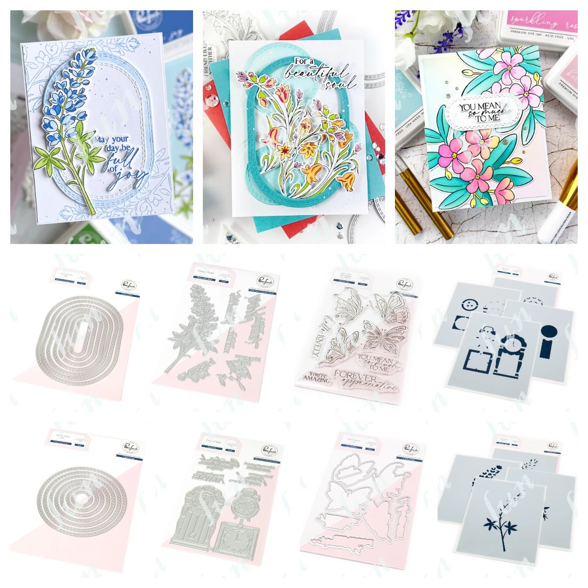 

Metal Cutting Dies Clear Stamps Stencil for Scrapbooking Embossing DIY Paper Card Album Beautiful Soul Molds Work