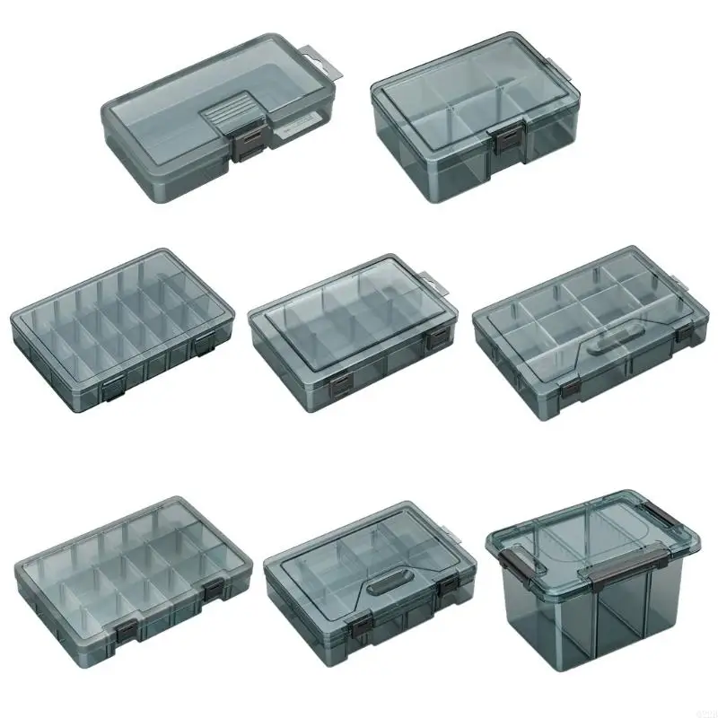 

Q22B Compacted Container Storage Solution Tool Box For Screws Nails And Small Items Designed With Removable Inner Dividers