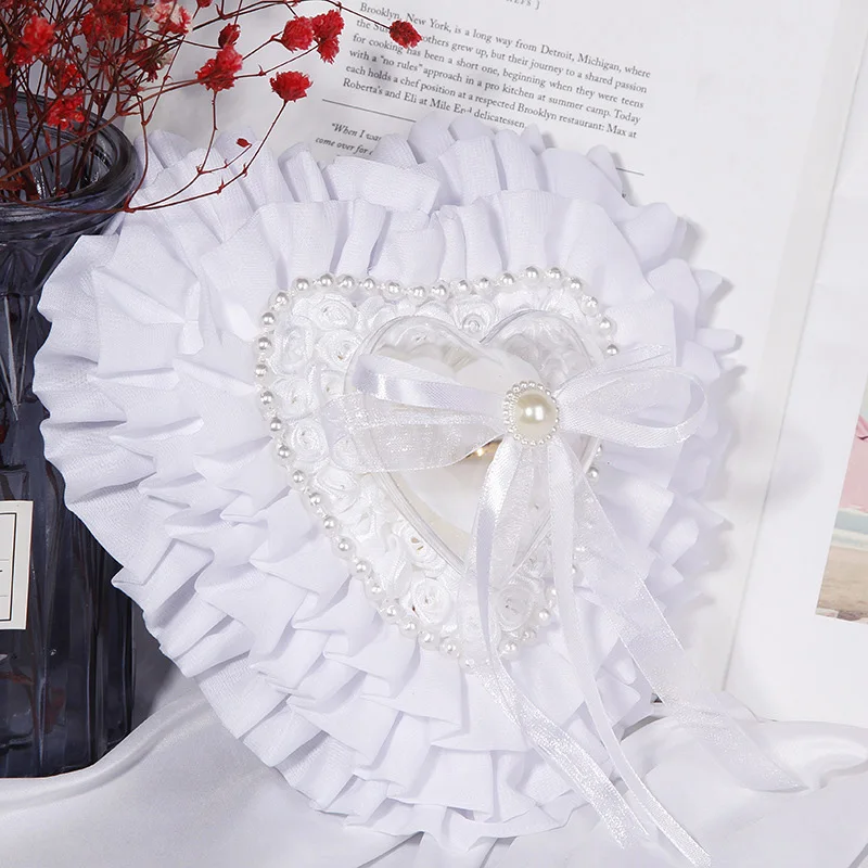 لوازم الزفاف الغربية ، اللؤلؤ ، الماس فلاش ، يمكن تعليقه ، مربع قوس الدائري ، خاتم العروس ، وسادة