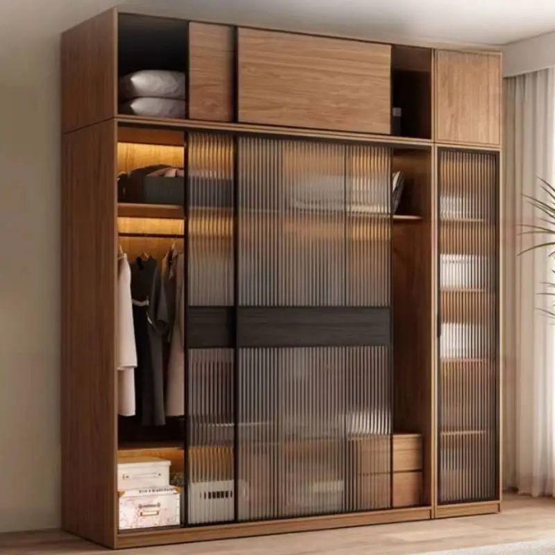 

Modern Nordic Adults Wardrobes Modular Luxury House Space Saving Closet Bedroom Clothes Storage Armarios De Ropa Furniture Home