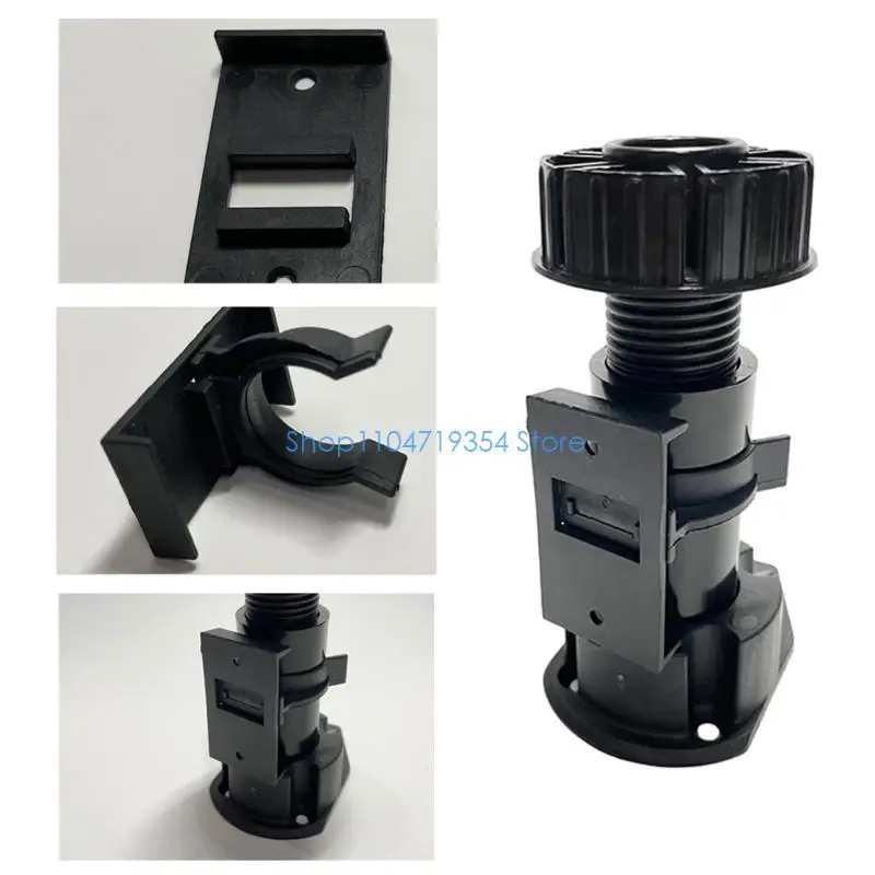0XLD 12pcs Kitchen Plinths Clip for Adjustable Feet Installation Excludes Screws