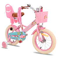 JOYSTAR Little Daisy Kids Bike for Girls Ages 2-7 Years, Bikes with Doll Bike Seat & Streamers,baby walker