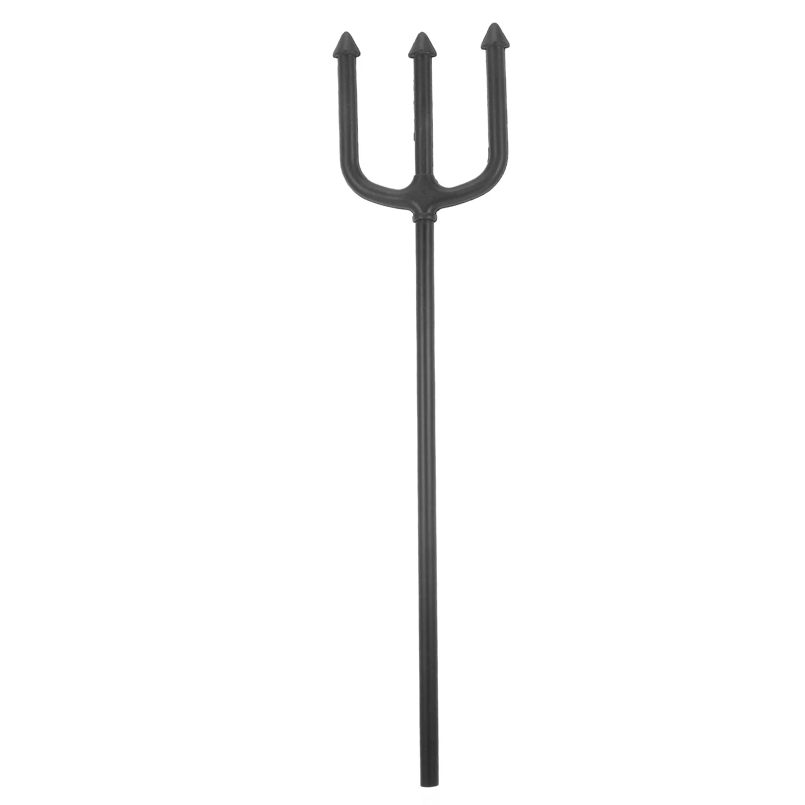 Dekoracje na Halloween Widelec Pitch Trident Makijaż Rekwizyty kostiumowe Czarne akcesoria Cosplay
