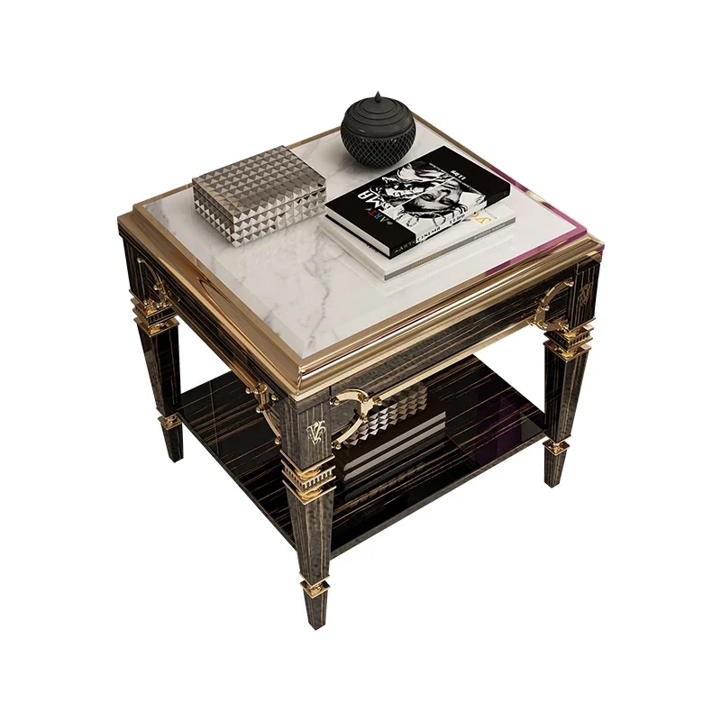 

Modern Simple Ebony Bedside Designer Sample Room Customized Furniture