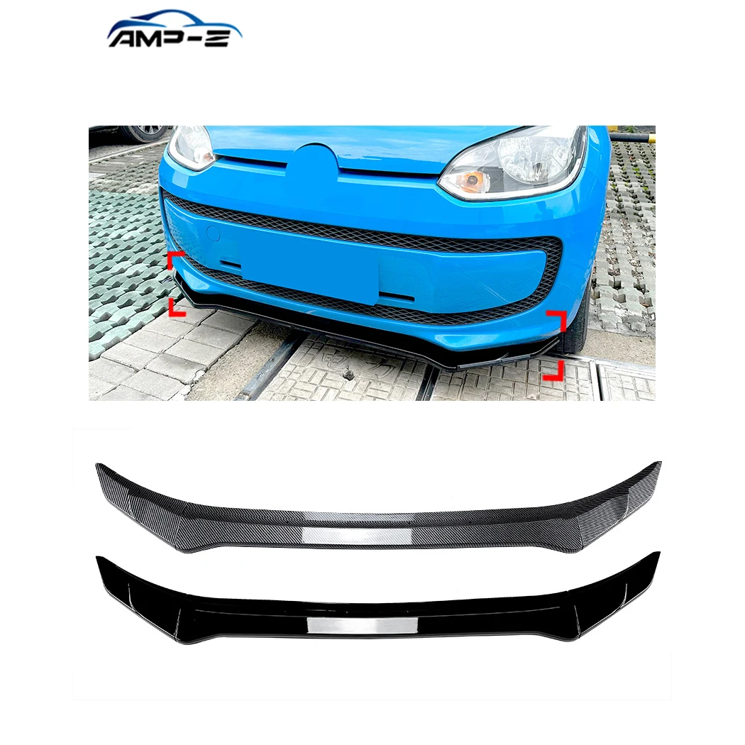 

AMP-Z up Gloss Black Plastic Material Front Bumper Lip for VW up 2011-2015 Car Accessories