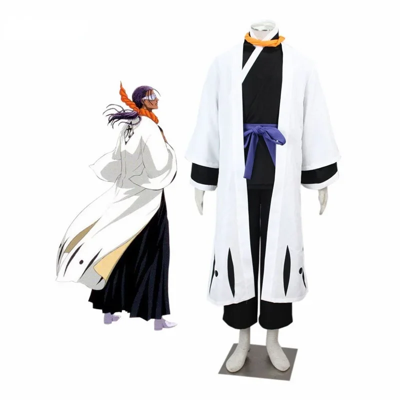 Bleach Kuchiki Byakuya Cosplay Trendy Tousen Kaname Cool Bleach Cosplay Costume  Outfit for Adult Kid Halloween Costume