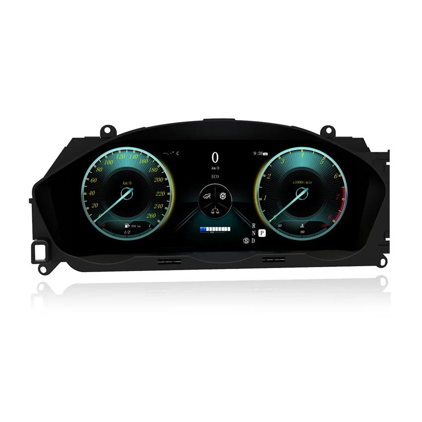 LCD 12.3 Inch Linux System Auto Speedometer Display for Mercedes Benz W204 NTG 4.5 Digital Dashboard Cluster