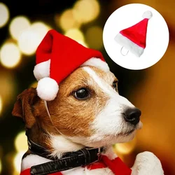 Christmas Hat Pet Small Winter Warm Plush Santa Hat for Dog Cat Merry Christmas Decorations Xmas New Year Noel Navidad Gift