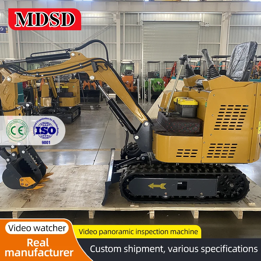 Mini escavatore Ce Epa Euro 5 compatto diesel con attrezzatura per la costruzione di cabine e escavatore personalizzabile facile da usare