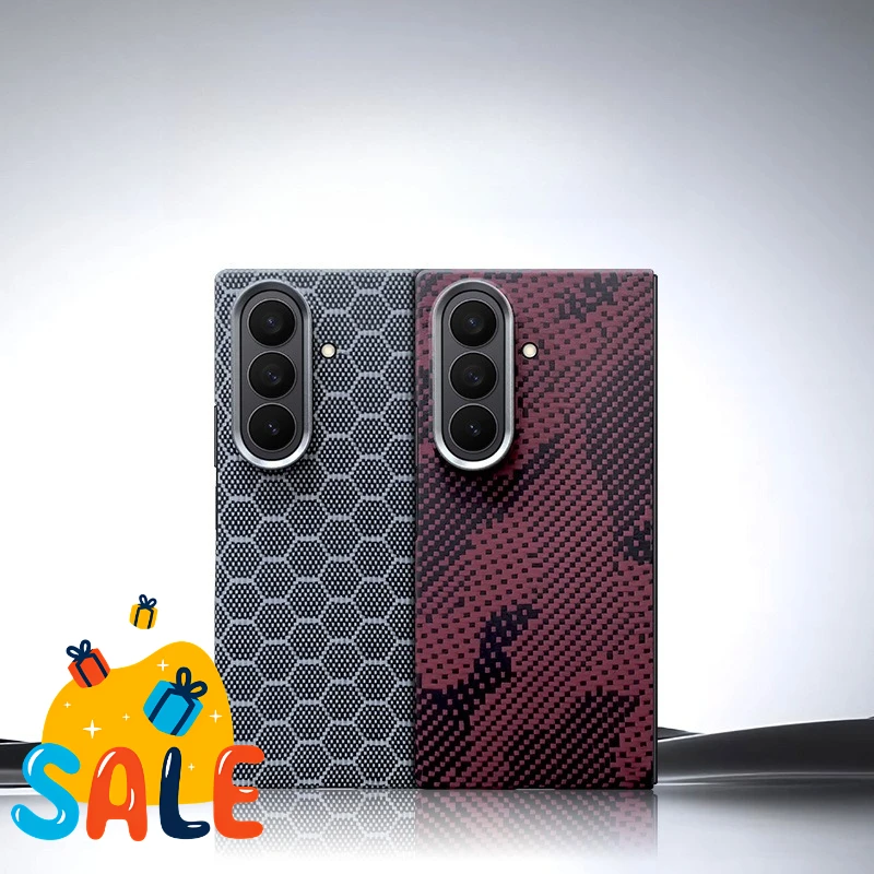 

Case Carbon Fiber Aramid Magnetic Case for Samsung Galaxy Z Fold 7 Shell Cover Mobile Phone Accessories