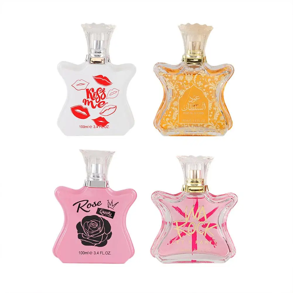 Perfume árabe de 100ml, fragancia fuerte, fragancia ligera duradera, rosa dulce, Perfume de estrella de mar para mujer, aroma Floral, feromonas para citas