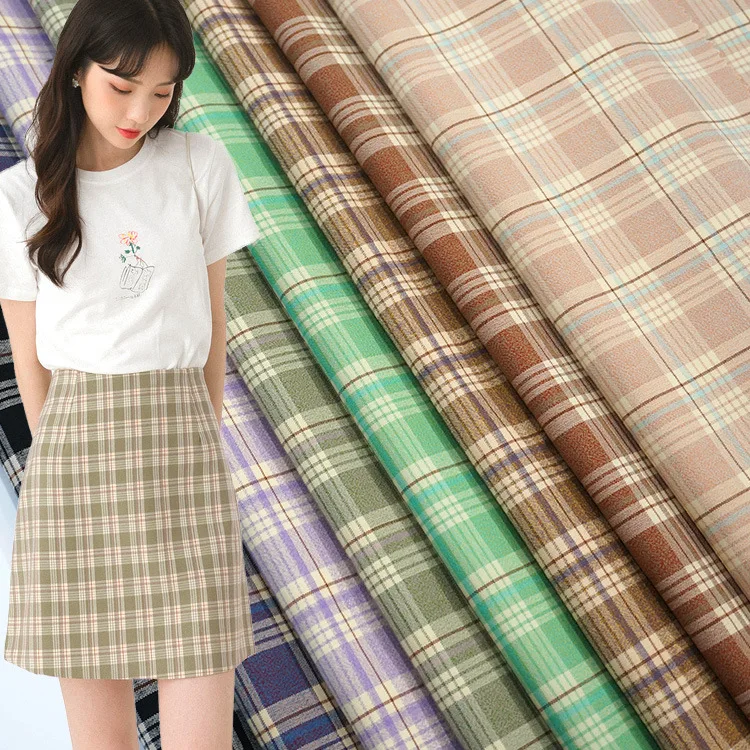 

Retro Style Polka Dot Fabric for Women's Skirts And Dresses Half-length Hong Kong Flavor Shirt Suit And Gored Skirt Materials