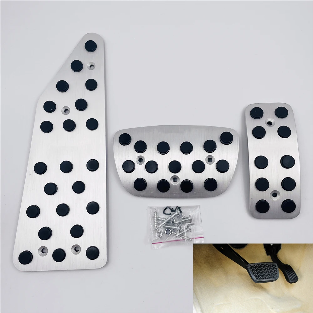 

Car Refit Pedal Cover For Lexus LX570 Gas Accelerator Brake Footrest Metal Pad Decorative Accessories Interior Modified Supplies