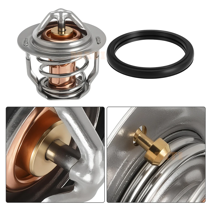 M MATI Thermostat w/ O-Ring For Kawasaki Mule 1000 PRO-DXT PRO-DX KAF1000 49054-0008