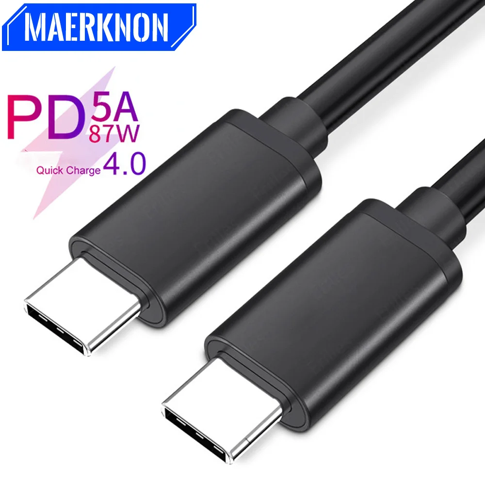 

Кабель быстрой зарядки 5A USB C к USB Type C QC 3,0 Для Samsung Xiaomi Huawei